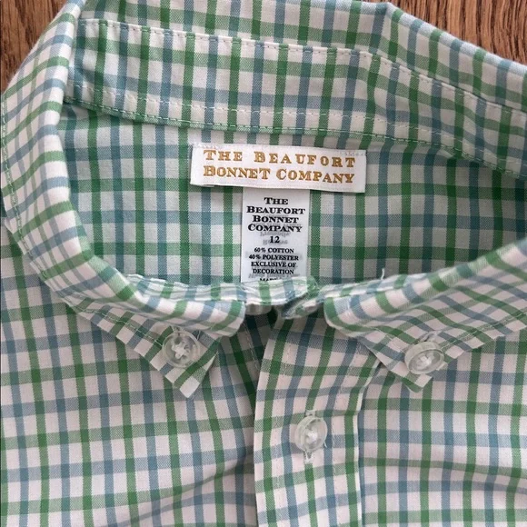 The Beaufort Bonnet Company Dean’s List Dress Shirt size 12 - Picture 3 of 4